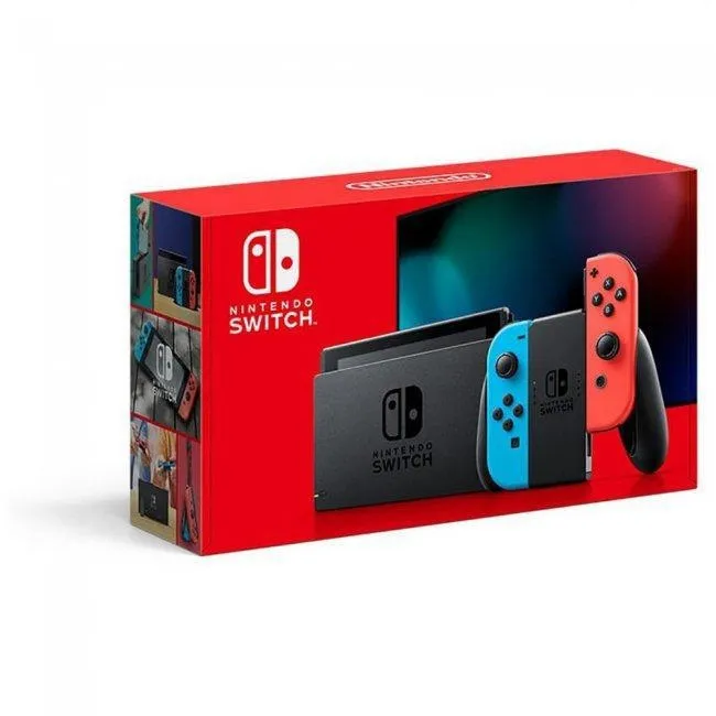 Nintendo switch console 1.1 neon blue/neon red New