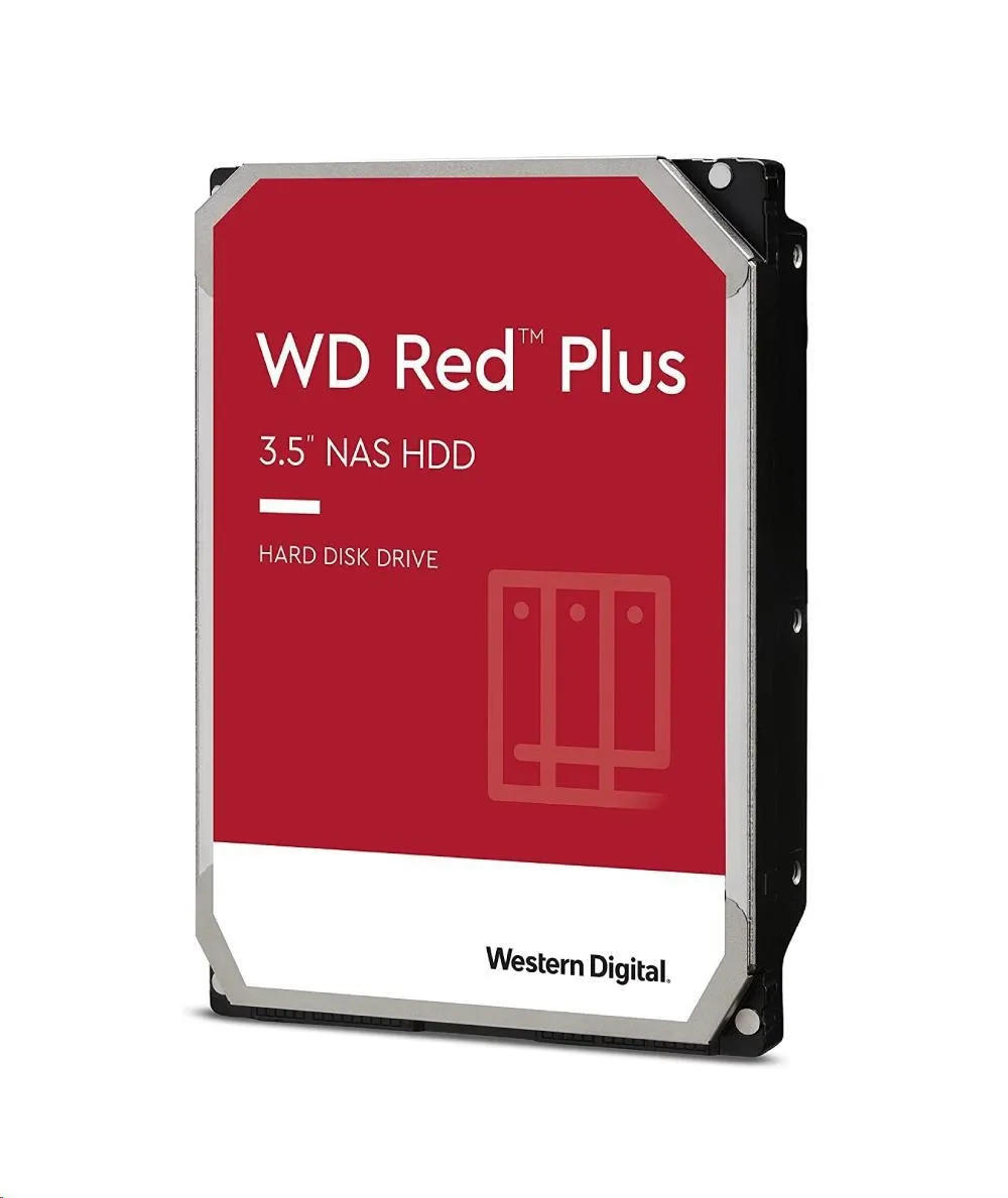 Hard Disk Interno WD Rosso Plus 8TB 3.5" per Nas 5640rpm-WD80EF