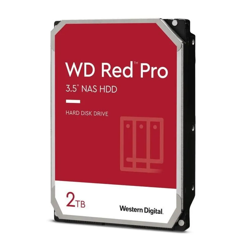 Hard Disk Interno WD Rosso Pro 2TB 3.5" per Nas 7200rpm