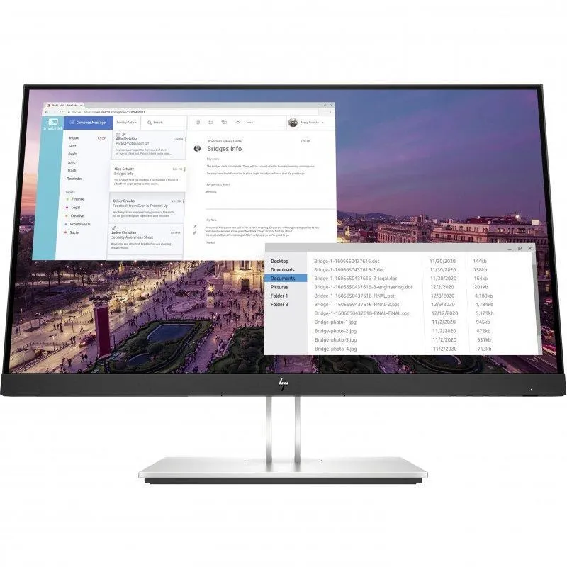 Monitor Led 23" Hp E23 G4 Full Hd hdmi/vga/usb/display port