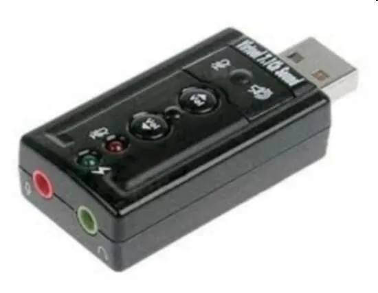 Scheda audio Link usb 2.0 per microfono casse cuffie lk70777