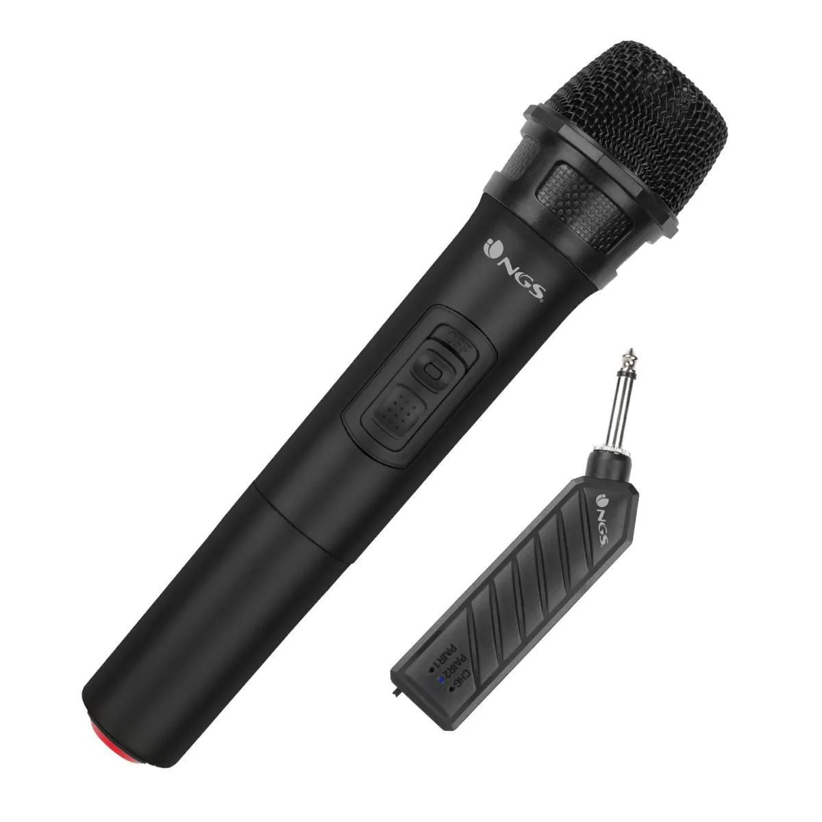 Microfono NGS vocale wireless singer air nero