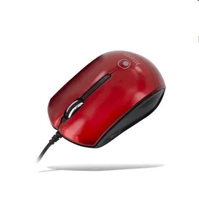 Mouse Atlantis ottico colore rosso usb mini p009-km23-rd