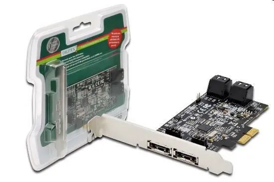 Scheda Aggiuntiva Digitus PCI Express SATA Iii 4+2 connettori