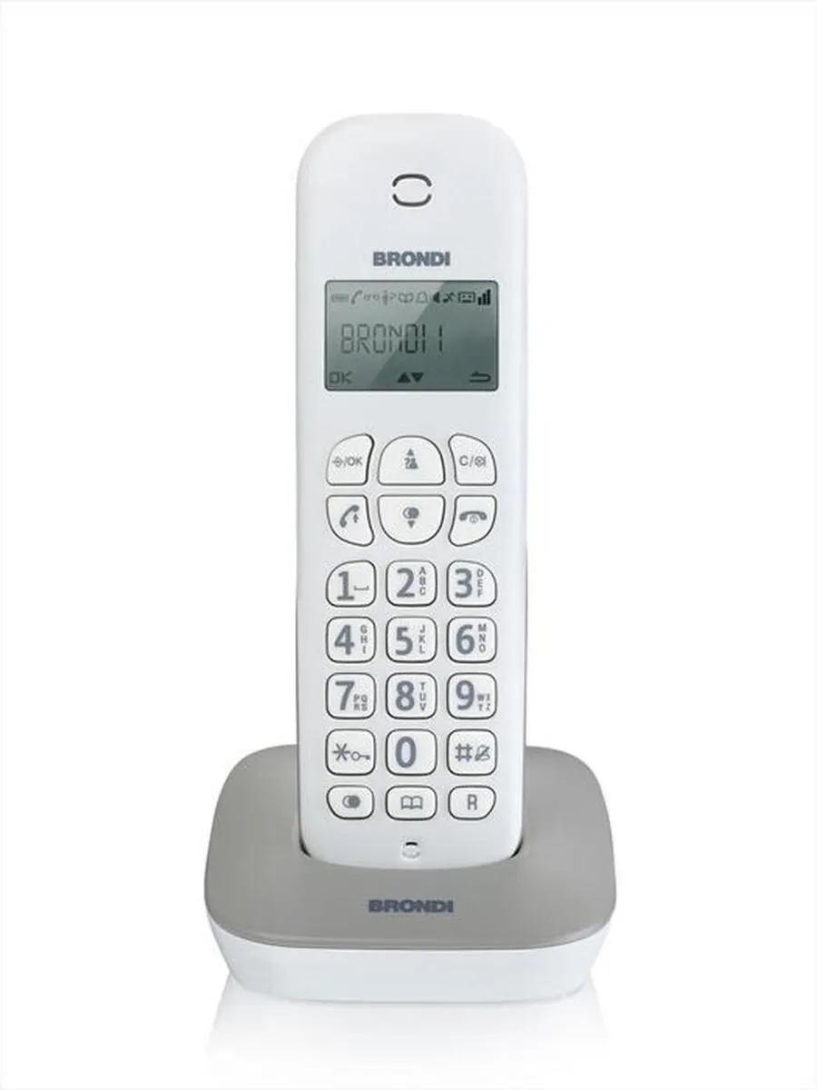 Telefono Cordless Brondi Gala bianco