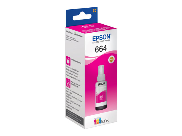 Cartuccia originale epson eco tank  l300 magenta c13t664340     