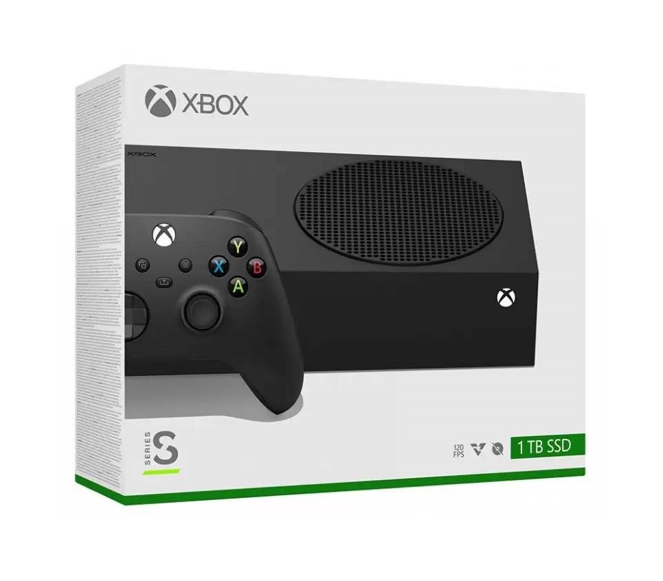 Microsoft Xbox Series S Black Carbon 1TB, nero