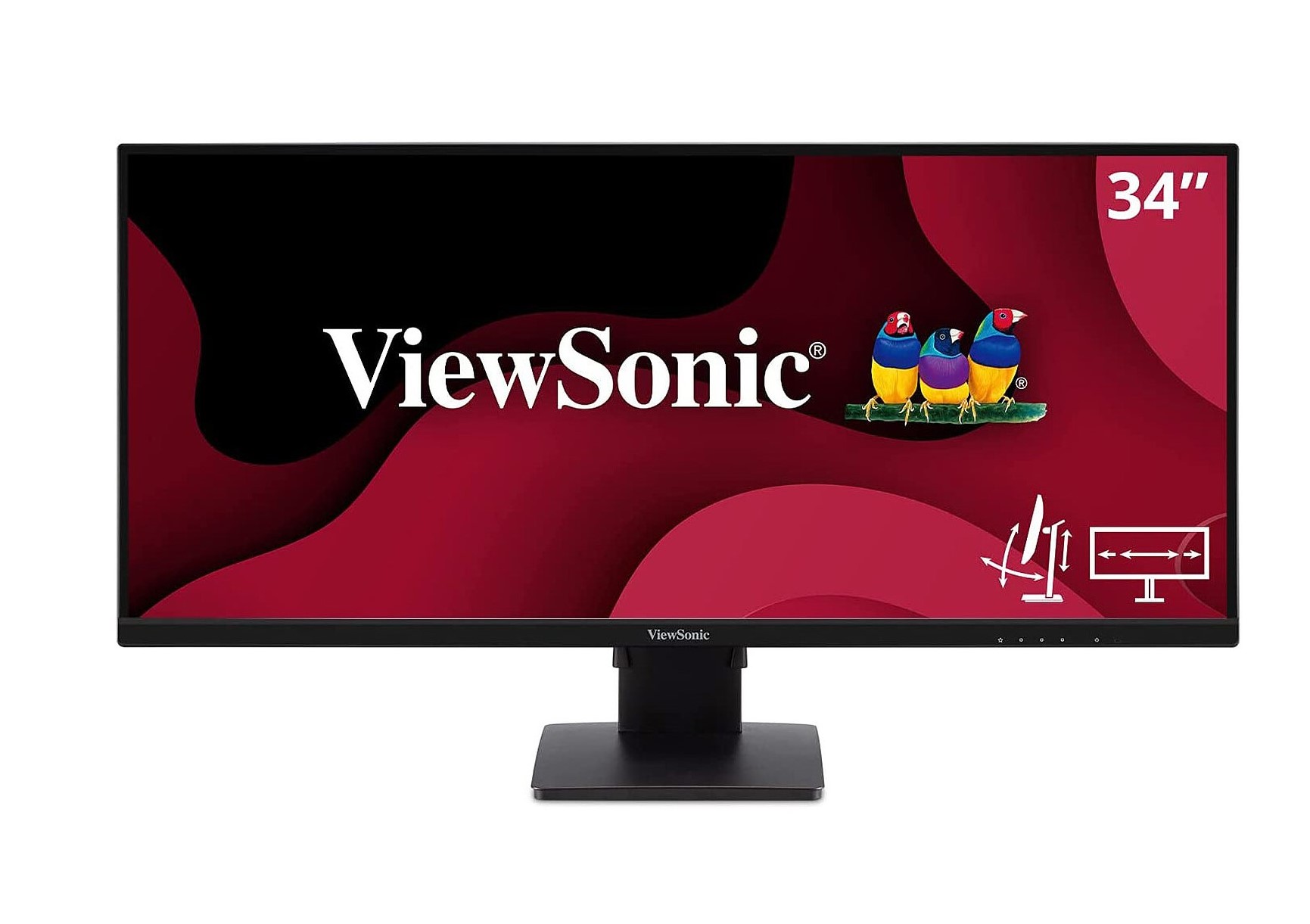 Monitor led 34" ViewSonic Quad HD Nero - VA3456-mhdj