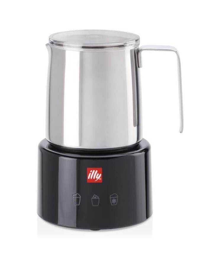 Montalatte cappuccinatore Illy elettrico nero inox