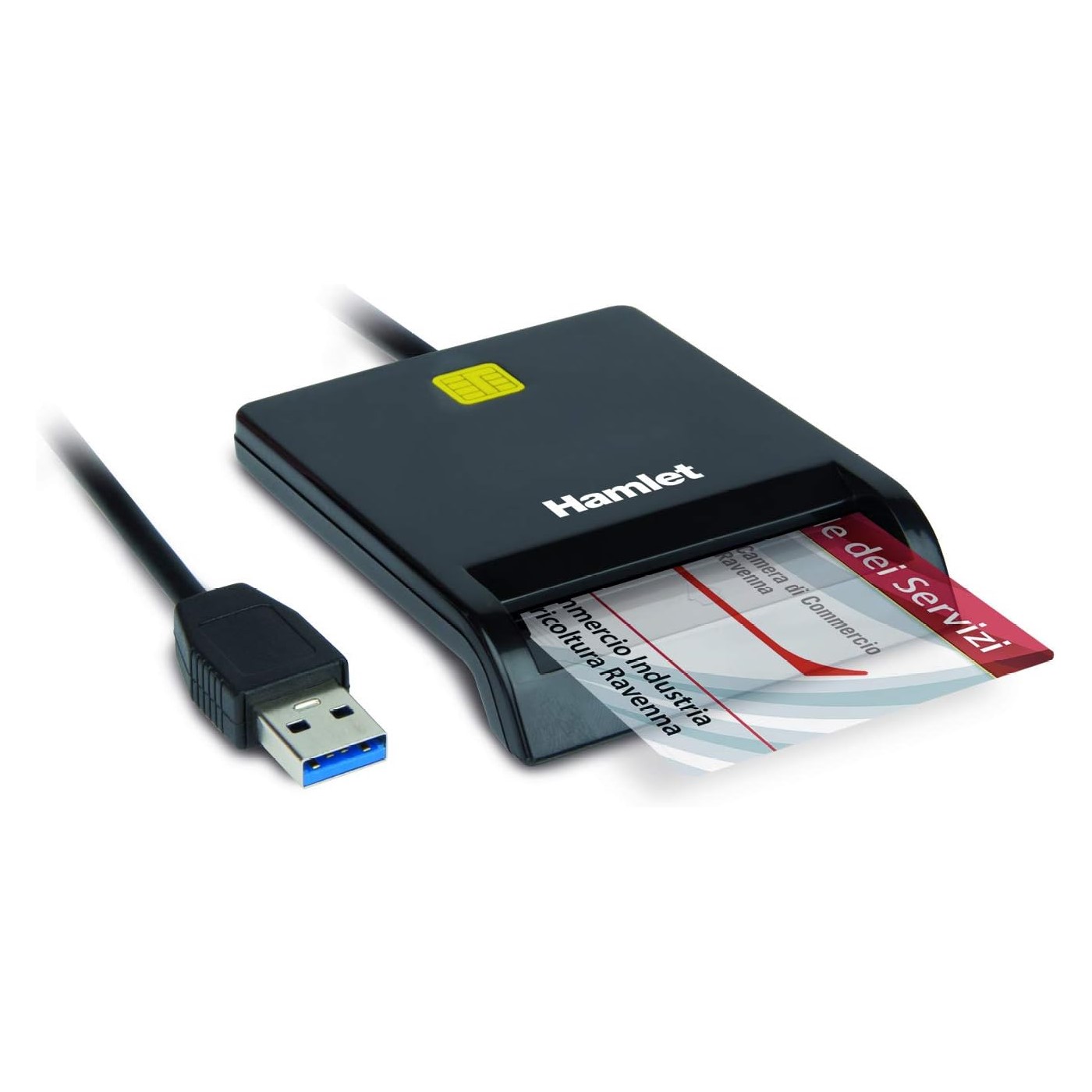 Lettore smart card Hamlet USB 3.0 per Firma Digitale