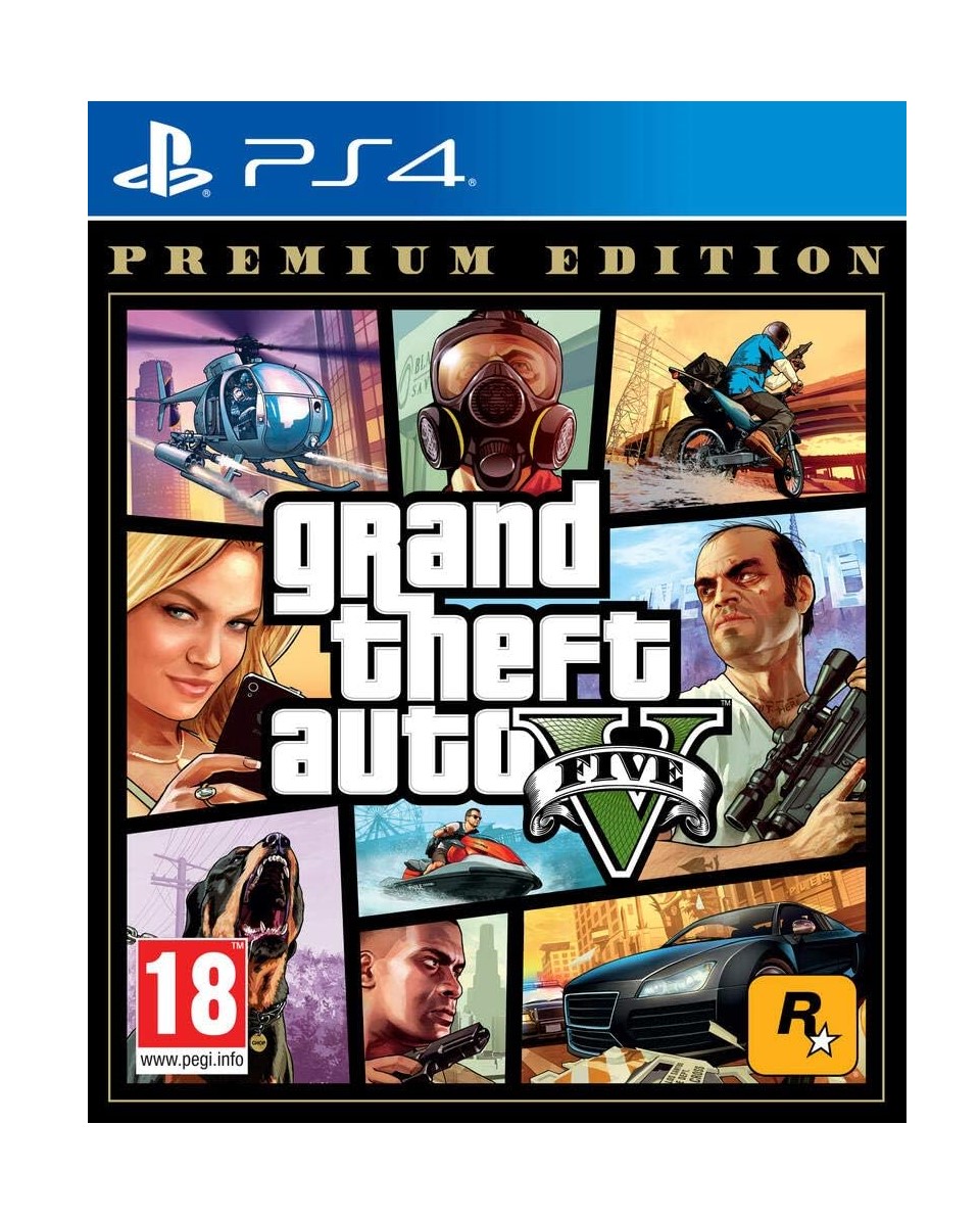 PS4 gta grand theft auto 5 - premium edition eu