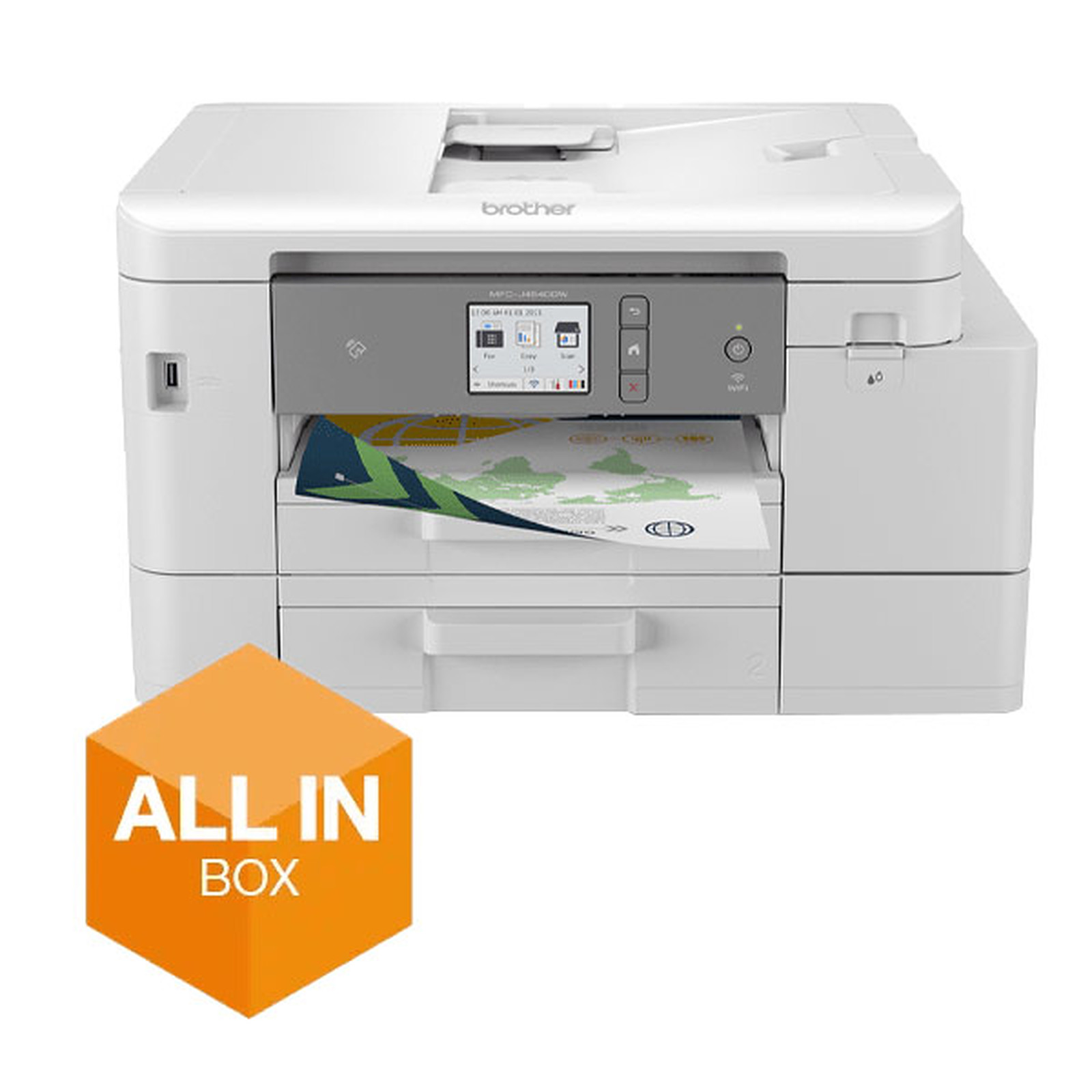 Multifunzione Brother inkjet a4 4in1 f/r J4540DWXL +All in box (4 cartucce di inchiostro)